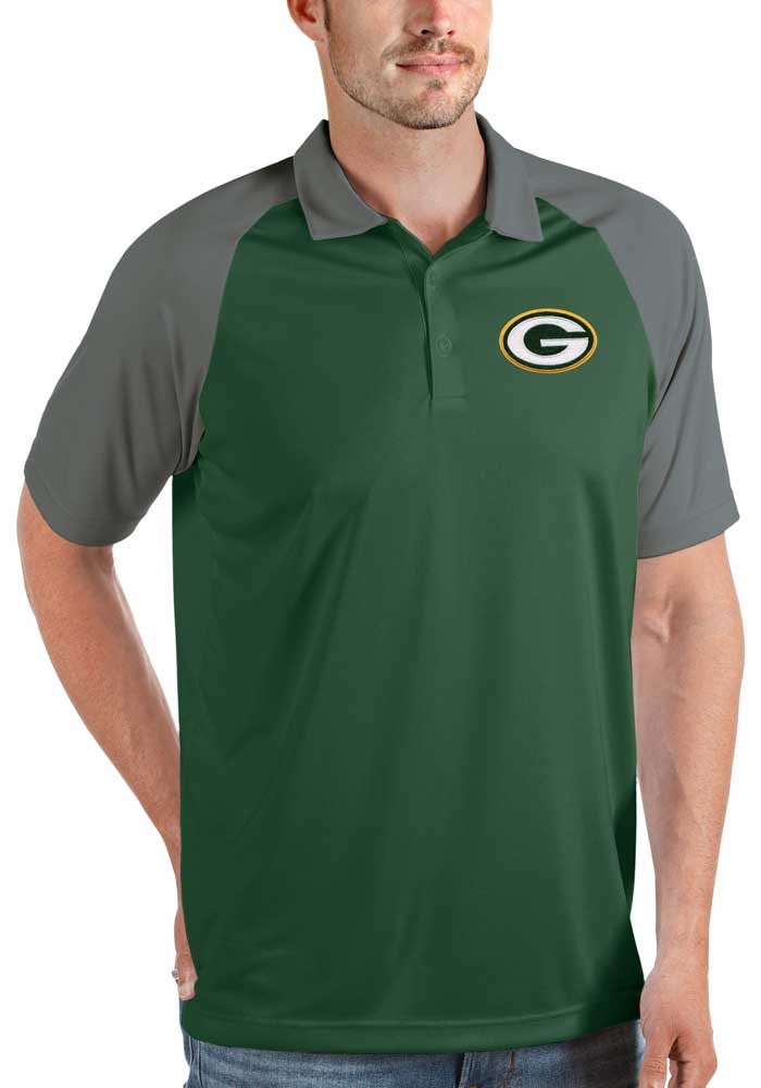 Green Bay Packers Antigua Compass Polo - White