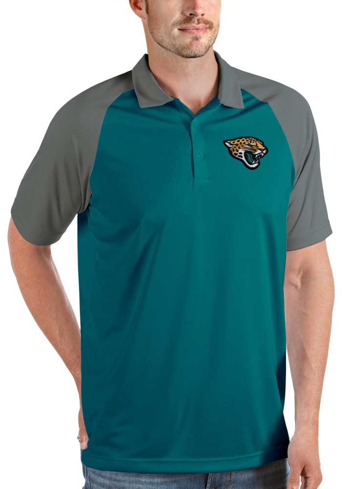 Jacksonville Jaguars Antigua Affluent Polo - Teal