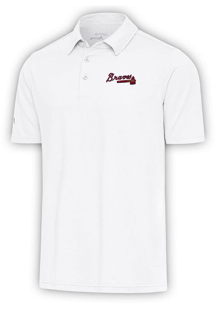 NWT New Men's Small Atlanta Braves Antigua Polo Shirt