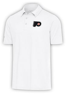 Antigua Philadelphia Flyers Mens White Par 3 Short Sleeve Polo