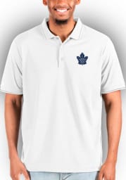 Antigua Toronto Maple Leafs Mens White Affluent Polo Big and Tall Polos Shirt