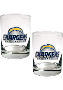 Los Angeles Chargers 2 Piece Rock Glass