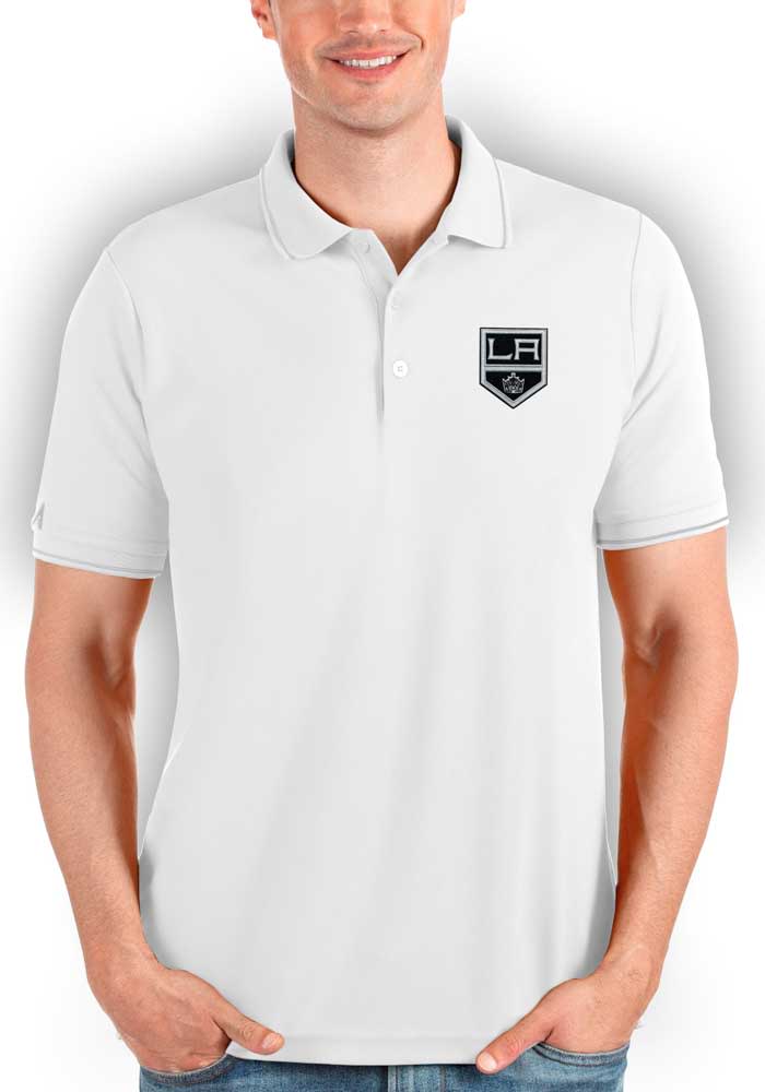 Los Angeles Kings Antigua Legacy Pique Polo - Black