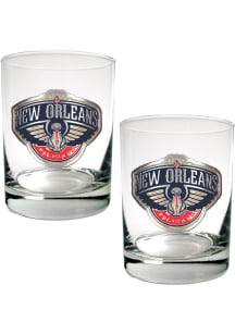 New Orleans Pelicans 2 Piece Rock Glass