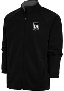 Antigua Los Angeles FC Mens Black Metallic Logo Links Light Weight Jacket