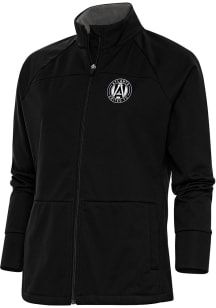 Antigua Atlanta United FC Womens Black Metallic Logo Links Light Weight Jacket