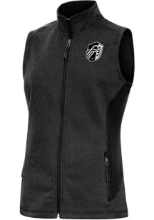 Antigua St Louis City SC Womens Black Metallic Logo Course Vest