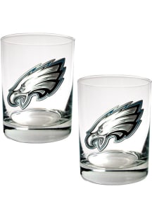Philadelphia Eagles 2 Piece Rock Glass