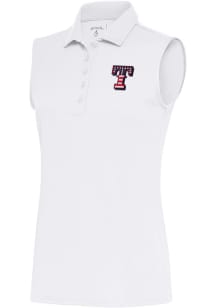 Antigua Texas Rangers Womens White Tribute Polo Shirt