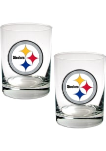 Pittsburgh Steelers 2 Piece Rock Glass