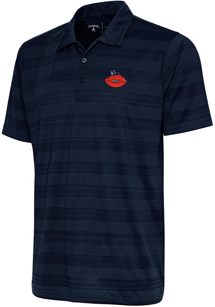 Men's Antigua Navy Chicago Bears Compass Polo