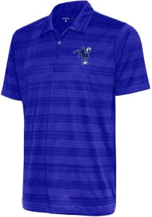Antigua Indianapolis Colts Mens Blue Classic Logo Compass Short Sleeve Polo