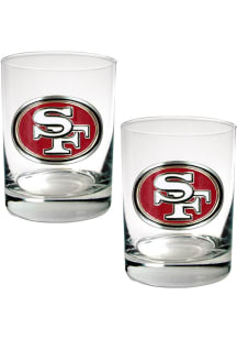 San Francisco 49ers 2 Piece Rock Glass