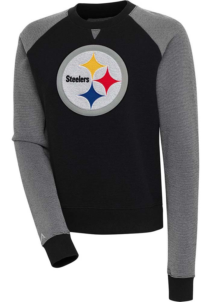 Pittsburgh Steelers Antigua Reward Chenille Pullover Crewneck