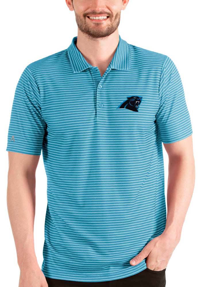 Carolina Panthers Antigua Tribute Polo - Black