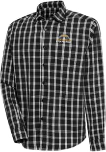 Antigua Los Angeles Chargers Mens Black Carry Long Sleeve Dress Shirt
