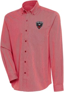 Antigua DC United Mens Red Compression Long Sleeve Dress Shirt