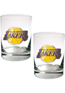 Los Angeles Lakers 2 Piece Rock Glass