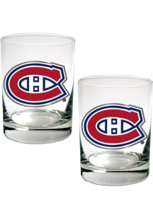 Montreal Canadiens 2 Piece Rock Glass