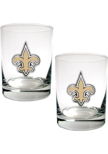 New Orleans Saints 2 Piece Rock Glass
