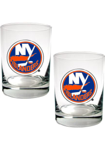 New York Islanders 2 Piece Rock Glass