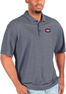 Antigua Montreal Canadiens Navy Blue Esteem Big and Tall Polo