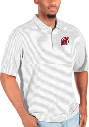 Antigua New Jersey Devils Mens White Esteem Big and Tall Polos Shirt