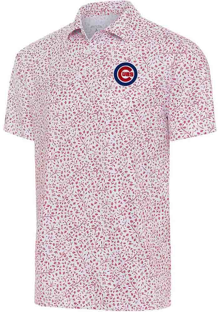 Antigua Chicago Cubs 1911 Navy Motion Polo Small