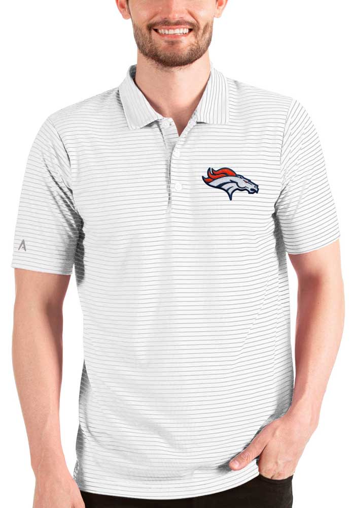 Denver Broncos Antigua Compass Polo - Orange