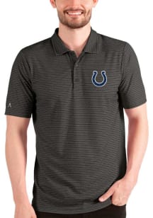 Antigua Indianapolis Colts Mens Black Esteem Short Sleeve Polo