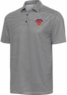 Antigua New York Knicks Mens Black Skills Short Sleeve Polo