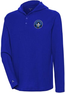 Antigua Montreal Impact Mens Blue Strong Hold Long Sleeve Hoodie