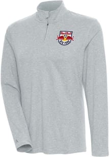 Antigua NY Red Bulls Womens Black Confront 1/4 Zip Pullover