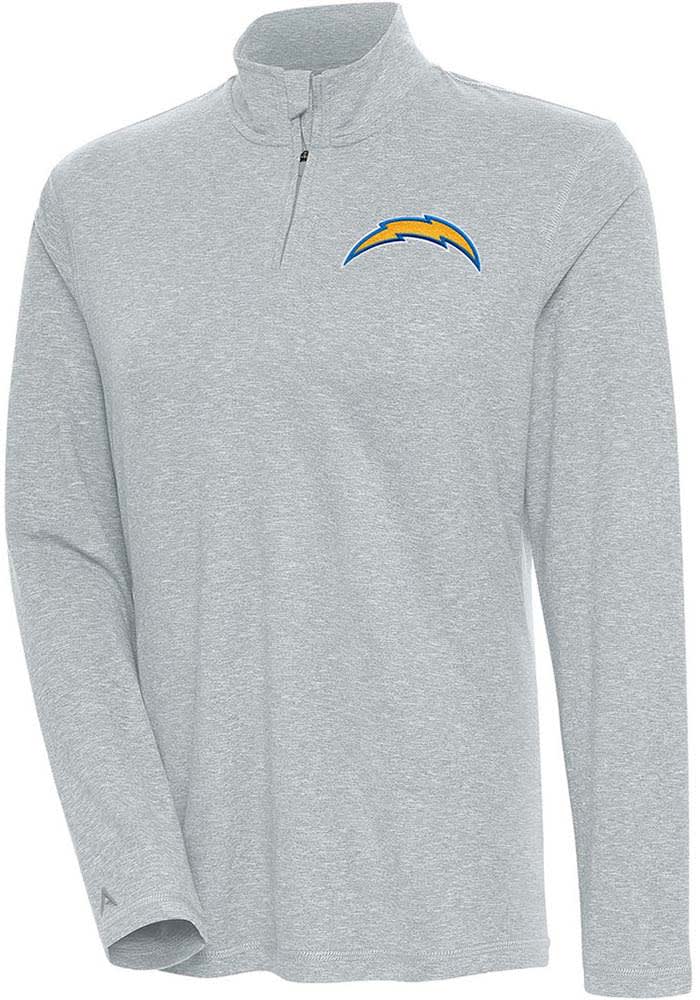 Antigua NFL Los Angeles Chargers Women's Motivated Polo, Gray, Medium