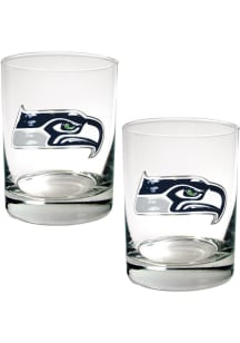 Seattle Seahawks 2 Piece Rock Glass