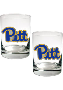 Pitt Panthers 2 Piece Rock Glass