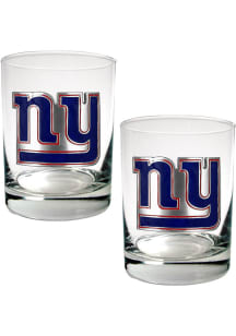 New York Giants 2 Piece Rock Glass