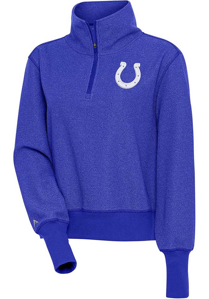 Antigua Indianapolis Colts Green Absolute Long Sleeve Hoodie, Green, 100% POLYESTER, Size L, Rally House