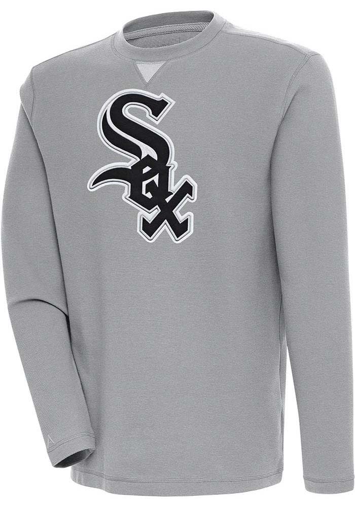 Upcycled Vintage White Sox Flame Sweatshirt