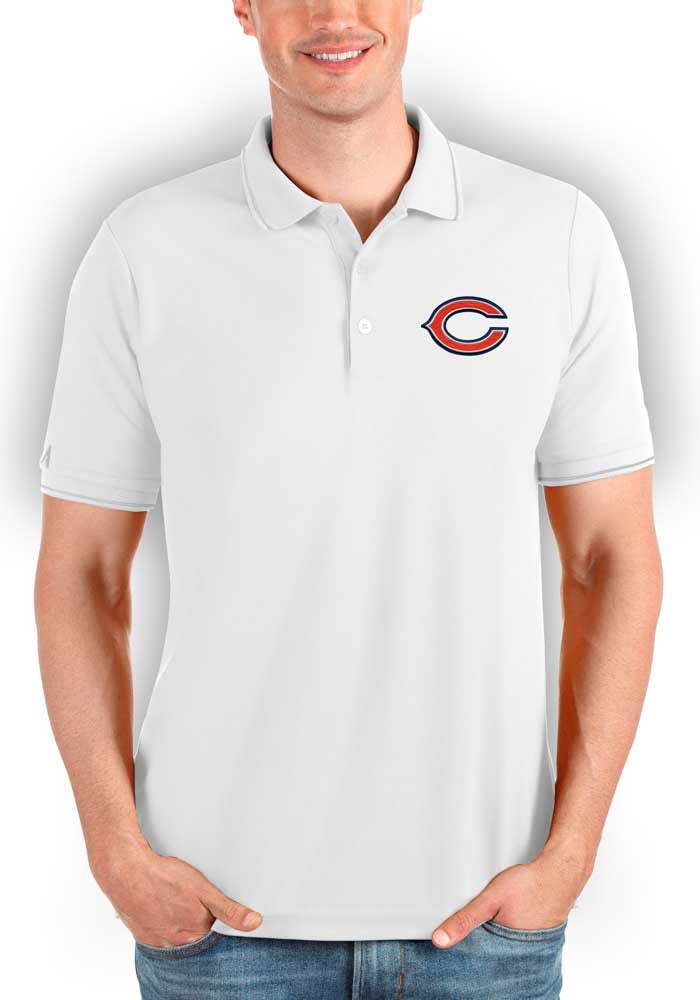 Men's Antigua Navy Chicago Bears Legacy Pique Polo