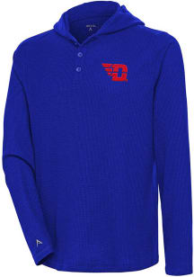 Antigua Dayton Flyers Mens Blue Strong Hold Long Sleeve Hoodie