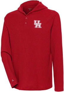 Antigua Houston Cougars Mens Red Strong Hold Long Sleeve Hoodie