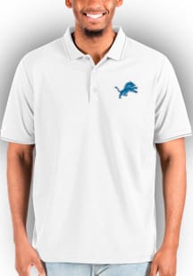 Antigua Detroit Lions White Affluent Big and Tall Polo