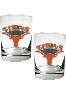 Texas Longhorns 2 Piece Rock Glass