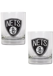 Brooklyn Nets 2 Piece Rock Glass