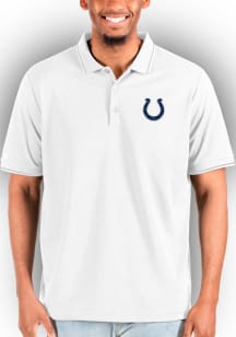 Antigua Indianapolis Colts White Affluent Big and Tall Polo