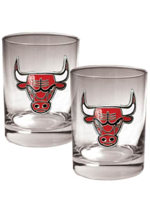 Chicago Bulls 2 Piece Rock Glass