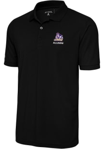 Antigua James Madison Dukes Mens Black Alumni Legacy Pique Big and Tall Polos Shirt