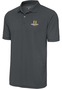 Antigua Murray State Racers Grey Basketball Legacy Pique Big and Tall Polo