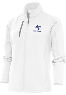 Antigua Air Force Falcons Womens White Football Generation Light Weight Jacket